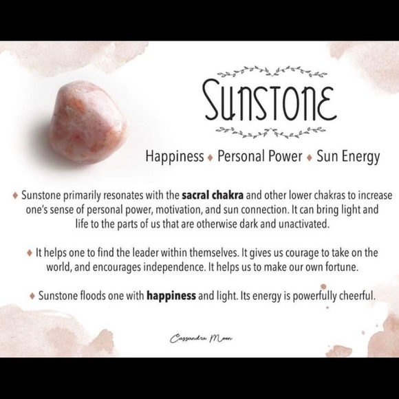 Natural Pink Sunstone Moonstone healing bracelet - Picture 3 of 4